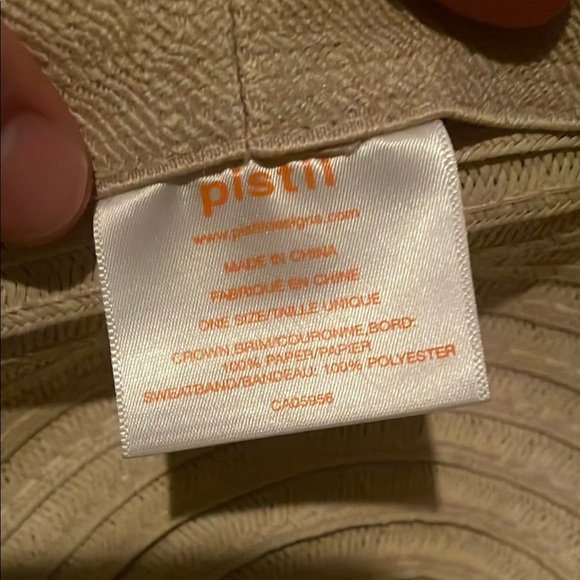Pistil Joni Sun Hat Womens Natural Straw Wide Brim Boho Summer Beach Hat NWT main image 4